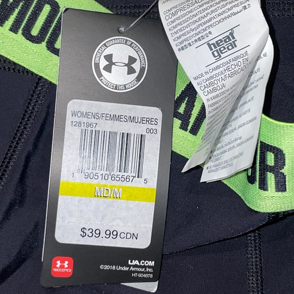 Brand New Under Armour Women’s Bike Shorts - Picture 5 of 5